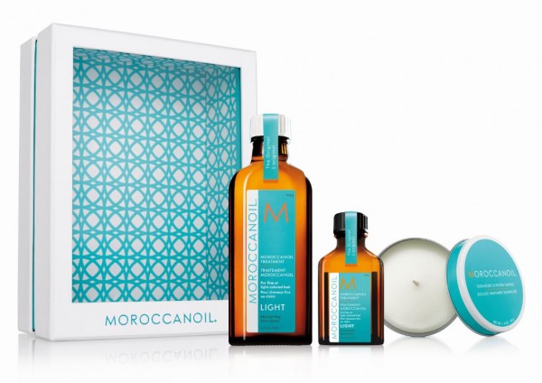 Moroccanoil Home & Away Kit light inkl. Kerze