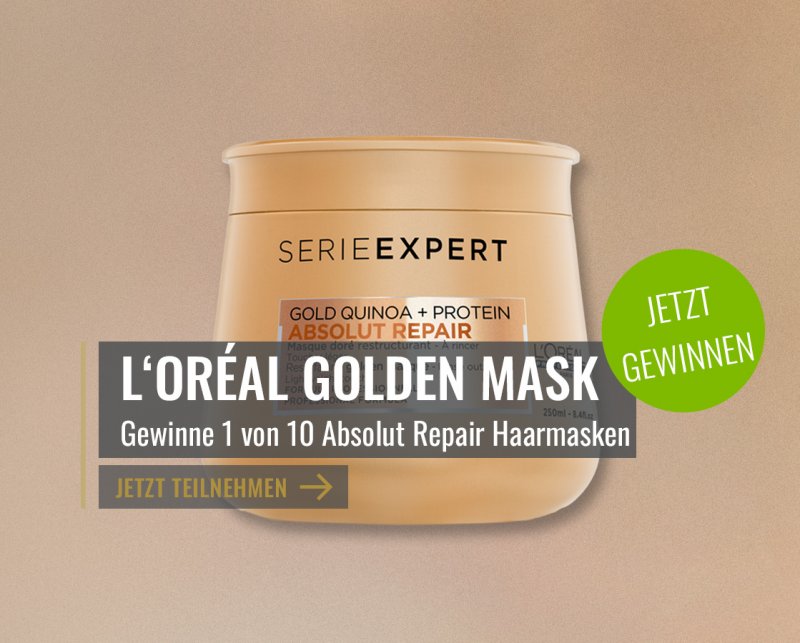 L'Oréal Gewinnspiel Golden Mask