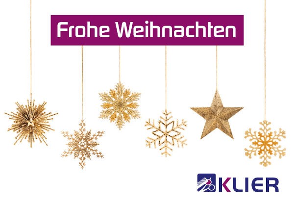 KLIER Gutschein Trägerkarte Weihnachten