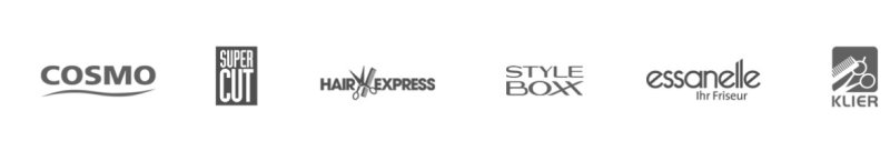 Klier-Hair-Group-Salons-Logos-der-Salonkonzepte-Klier-essanelle-Super-Cut-Hairexpress-COSMO-beautyhairshop